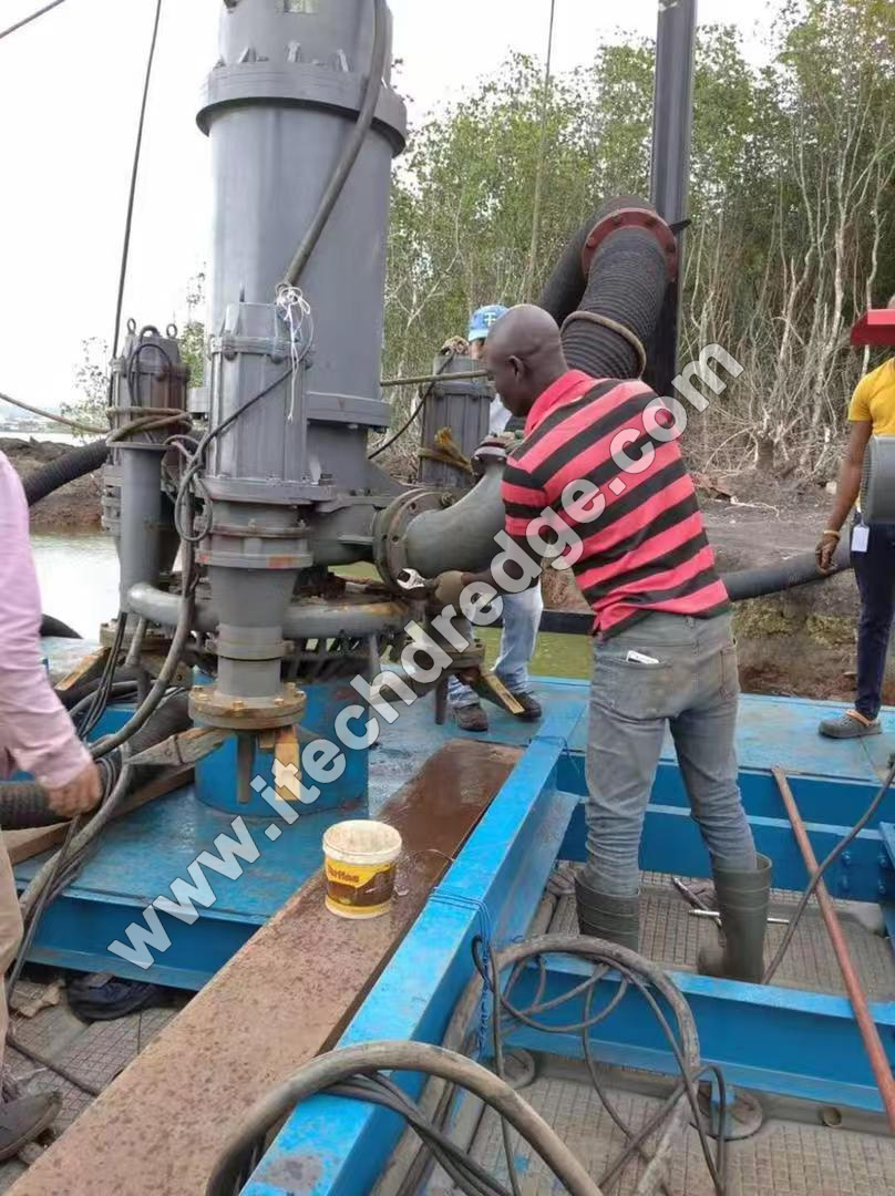 Electric Pump Dredger ESPD 350 Operation