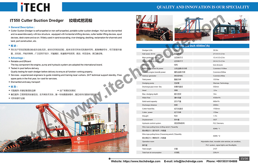 Cutter Suction Dredger CSD550 PDF